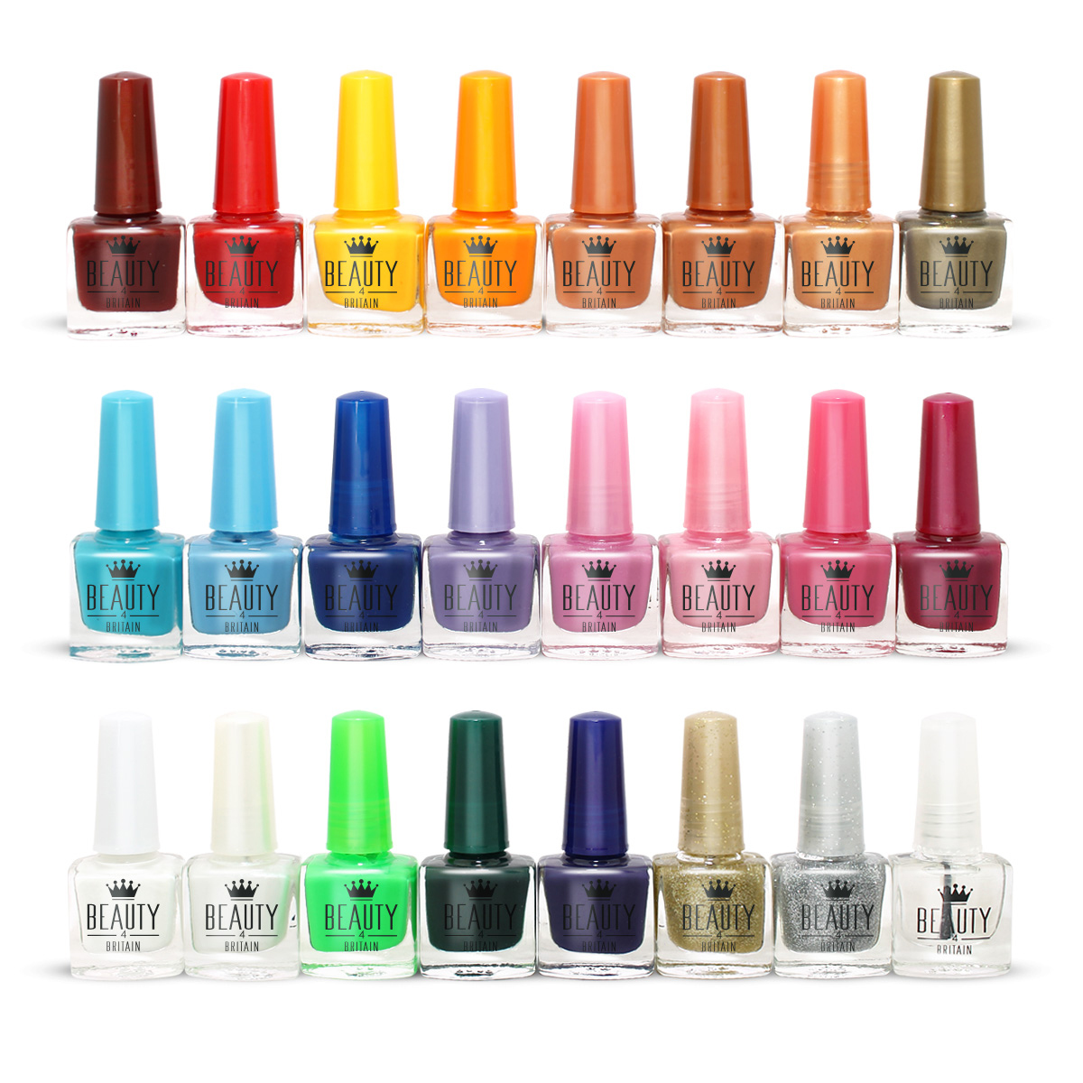 24 x Nagellack Set 24 Verschiedenen Farben LuxusBox Das Beste Geschenk