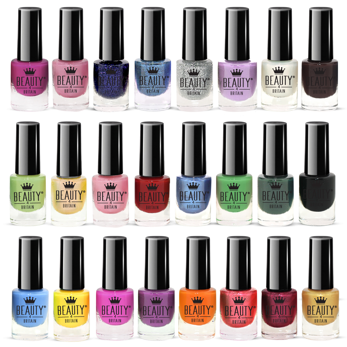 48 x NAIL POLISH VARNISH SET (48 DIFFERENT COLOURS) BEST GIFT JOB LOT